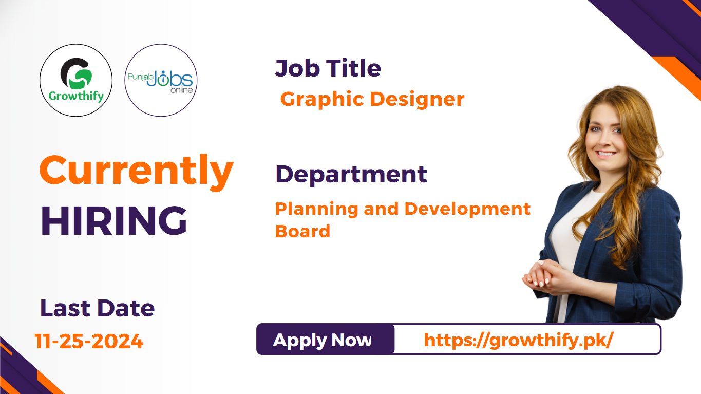 Graphic Designer at Planning and Development Board